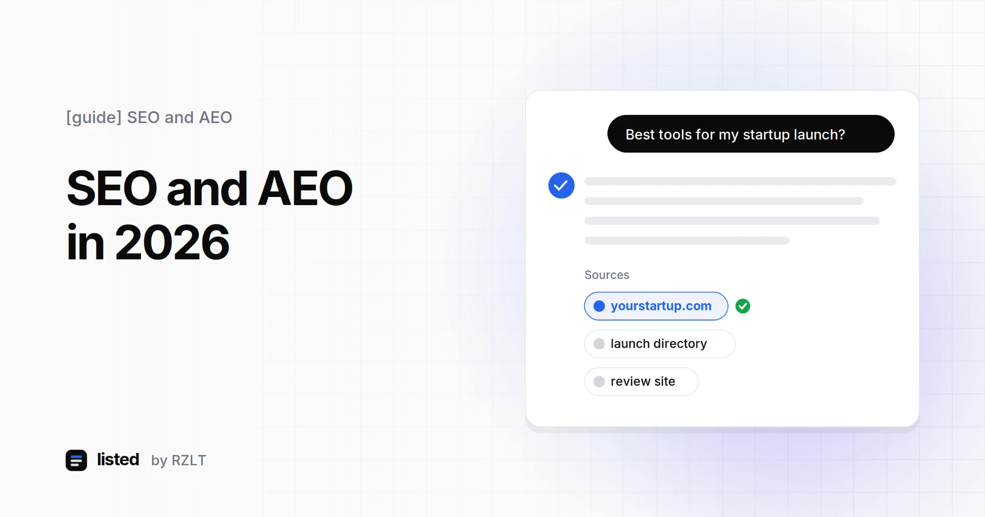 Cover illustration for SEO and Answer Engine Optimization in 2026: What Startups Need to Know to Get Cited by AI